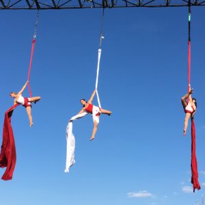 Luftartistik auf dem Lollapalooza